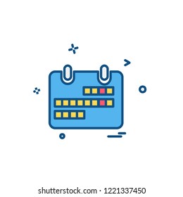 Calender icon design vector