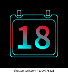 Calender icon design vector