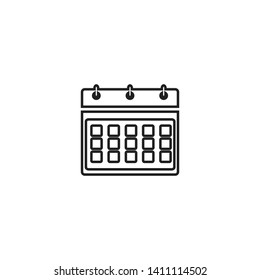 CALENDER ICON DESIGN , VECTOR EPS10