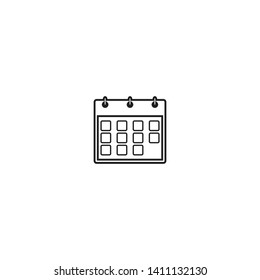 CALENDER ICON DESIGN , VECTOR EPS10