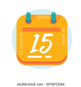 calender icon, flat calender icon