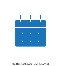 Calender icon Flat line illustration