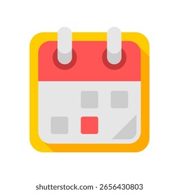 Kalandersymbol flaches Vektordesign