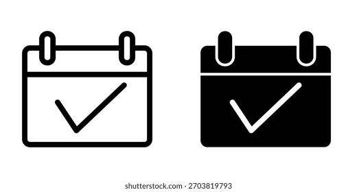 Icono de calendario ilustración Vector diseño Plantilla 