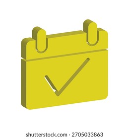 Kalendersymbol, Vektorgrafik, Entwurfsvorlage 