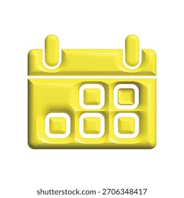 Calender icon illustration vector design template 