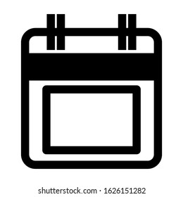 calender icon or logo isolated sign symbol vector illustration - high quality black style vector icons
