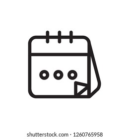calender icon outline