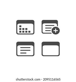 paquete de iconos de calendario en fondo blanco. Ilustración vectorial