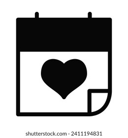 icono de calendario, ilustración de icono simple, arte vectorial