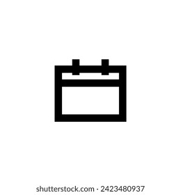 Calender Icon Simple Line Style Vector Perfect Web and Mobile Illustration 