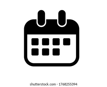 Calender Icon Vector Date - Transparent Background