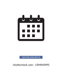 Calender Icon Vector Illustration Template