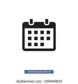 Calender Icon Vector Illustration Template