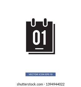 Calender icon vector illustration template