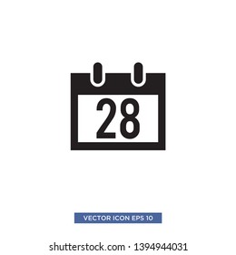 Calender icon vector illustration template
