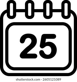calender icon, icon with white background