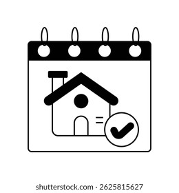 ícone de calendário com fundo branco vetor ilustração stock