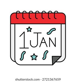 KALENDER-Symbol auf weißem Hintergrund, Vektorgrafik