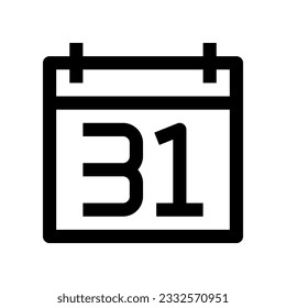 icono de calendario para tu sitio web, móvil, presentación y diseño de logotipo.