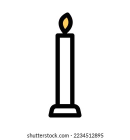 calender light candle julelys icon illustration, vector