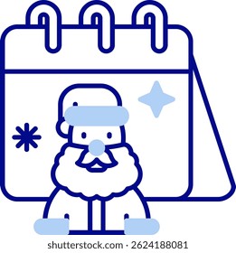 Design de Ícone de Vetor de Linha do Calendário