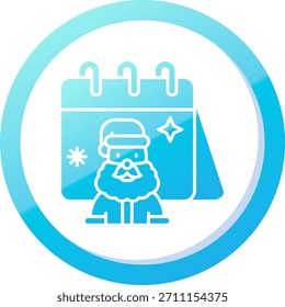 Diseño de icono de Vector de línea de calendario