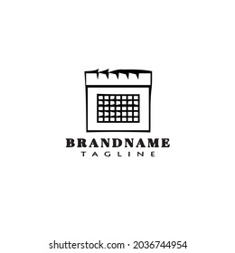 calender logo design template icon modern vector illustration