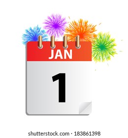 calender New Year's Day 