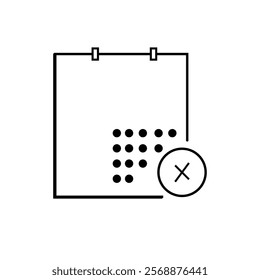 calender silhouette icon design template	
