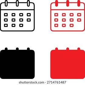 CALENDER TIME MANAGMENT INCONS SET