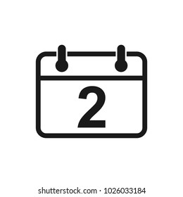 Calender vector icon. Calender symbol icon
