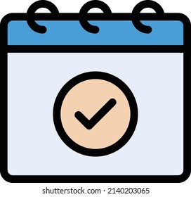 Calender Vector illustration on a transparent background.Premium quality symmbols.Stroke vector icon for concept and graphic design. 