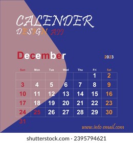calendrer design vectors filles typography  
