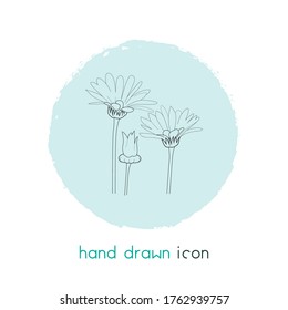 Calendula icon line element. Vector illustration of calendula icon line isolated on clean background for your web mobile app logo design.