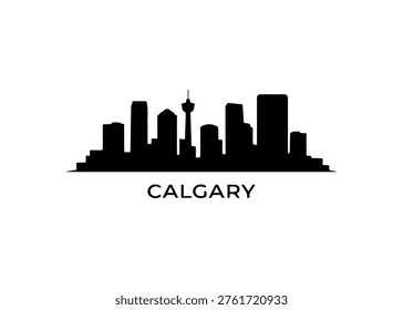 Calgary city skyline
Vector city skyline on a white background