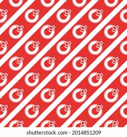 calgary flag, seamless pattern. vector background

