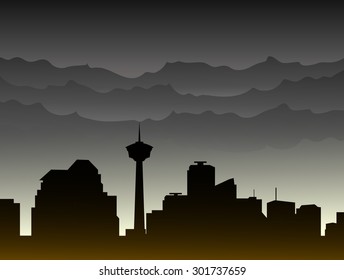 Calgary Monsoon Skyline