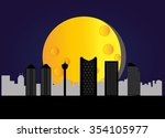 Calgary skyline at night
