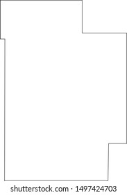 calhoun county map in state of mississippi