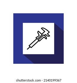 caliber tool icon, Tools icon vector illustration.