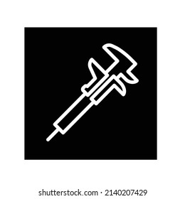 Caliber Tool Icon, Tools Icon Vector Illustration.