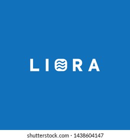 Calibra and Libra Coin Logo Template. Technology Vector Design. Cryptocurrency Illustration