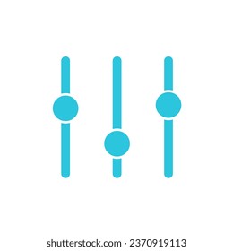 Calibration icon. Blue icon on white background. From blue icon set.