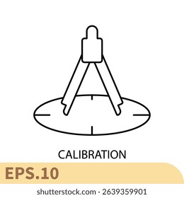 calibration icons  symbol vector elements for infographic web