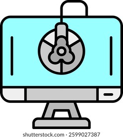 Calibration Line vector Icon Design