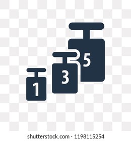 Calibration vector icon isolated on transparent background, Calibration transparency concept can be used web and mobile