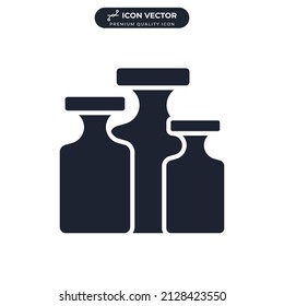 Calibration Weight icon symbol template for graphic and web design collection logo vector illustration