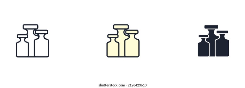 Calibration Weight icon symbol template for graphic and web design collection logo vector illustration