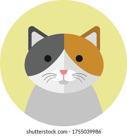 Katzenkopfvektor